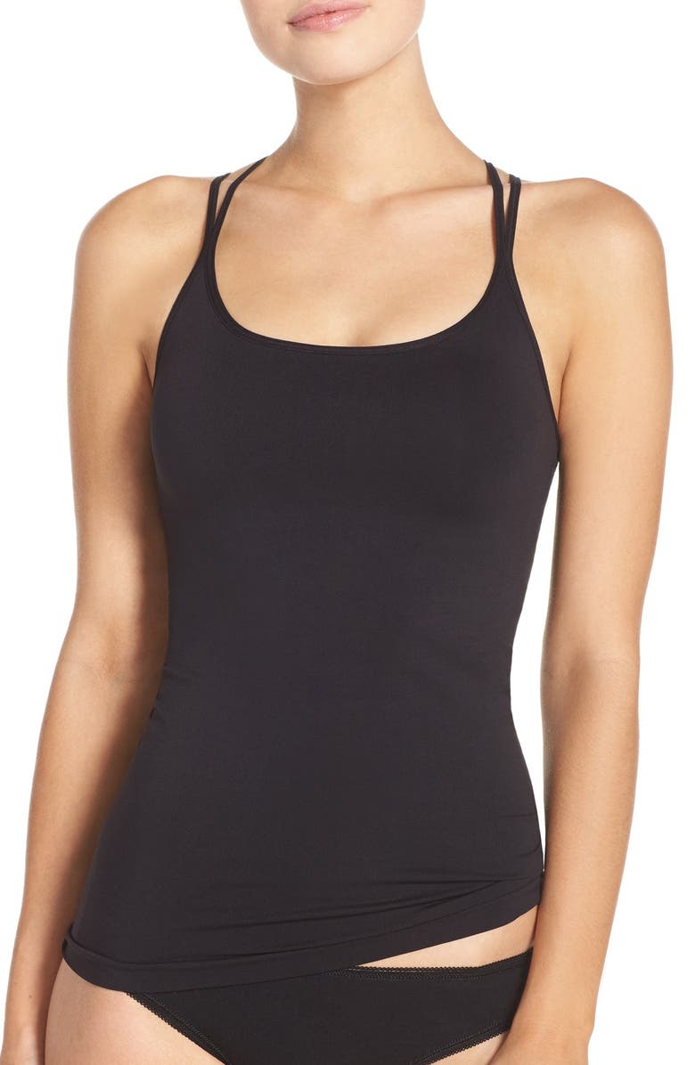 Halogen® Seamless Double Strap Racerback Camisole | Nordstrom
