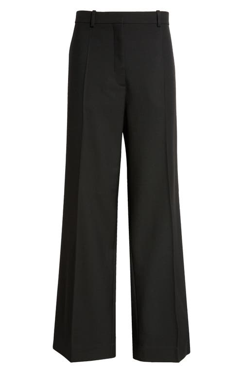 Shop The Row Albereta High Waist Virgin Wool Pants In Black