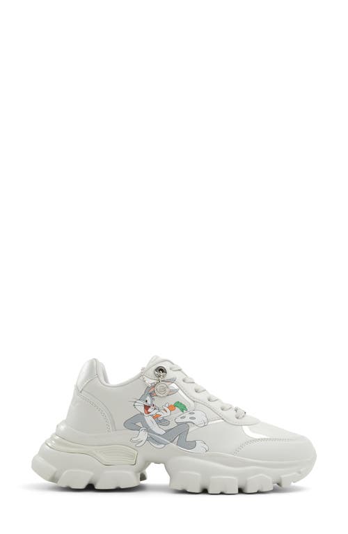 Shop Aldo X Looney Tunes Bugs Bunny Lug Sole Sneaker In Grey