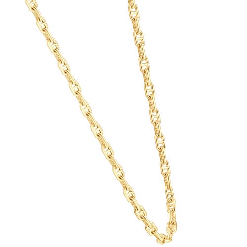 Bliss Diamond 24" Chain Necklace 22 Grams 5.5mm Thick In 14k Yellow Gold