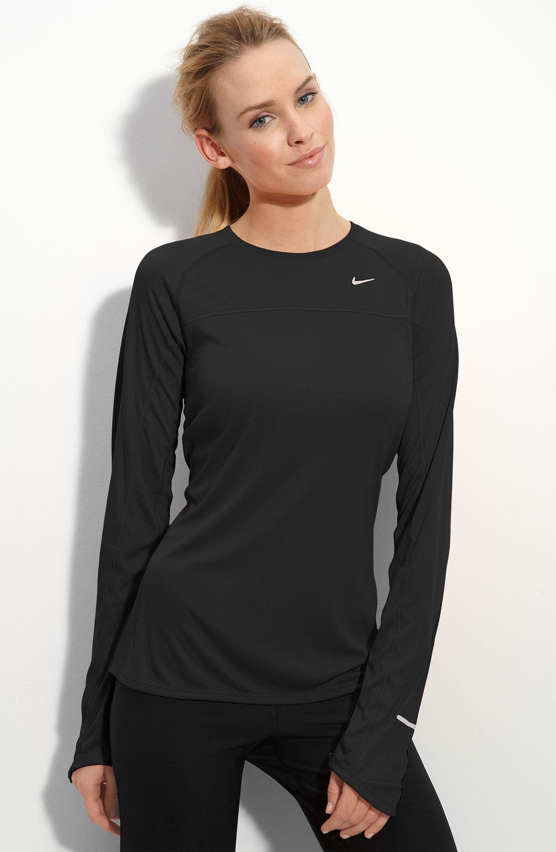 nike dry miler top