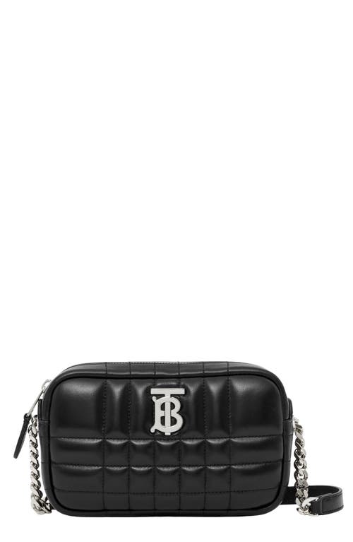 burberry Mini Lola Quilted Leather Camera Bag in Black/Black at Nordstrom
