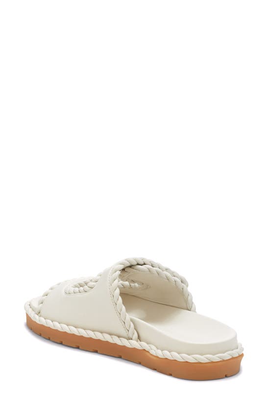 Shop Bottega Veneta Jack Slide Sandal In String