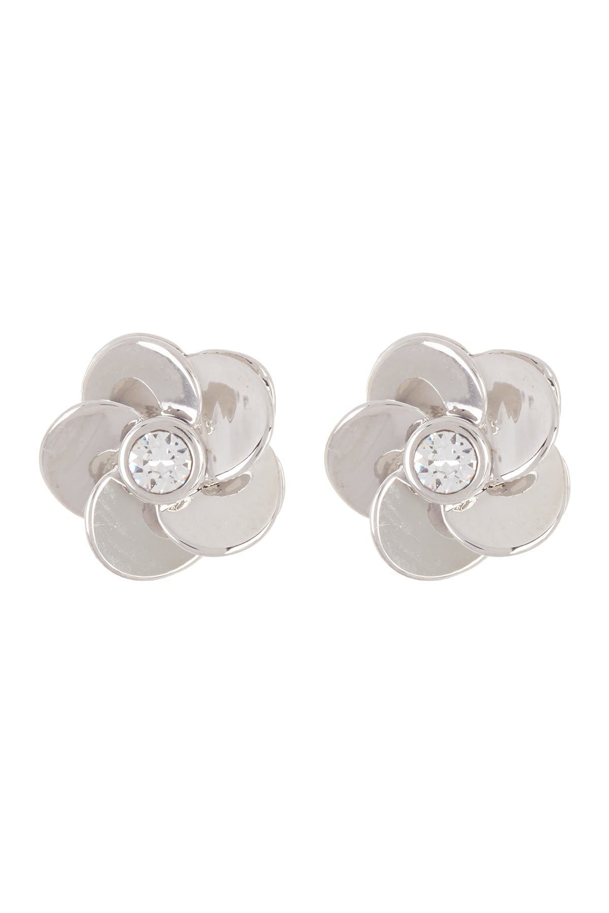 TED BAKER PELIPA POLISHED FLOWER STUD EARRINGS