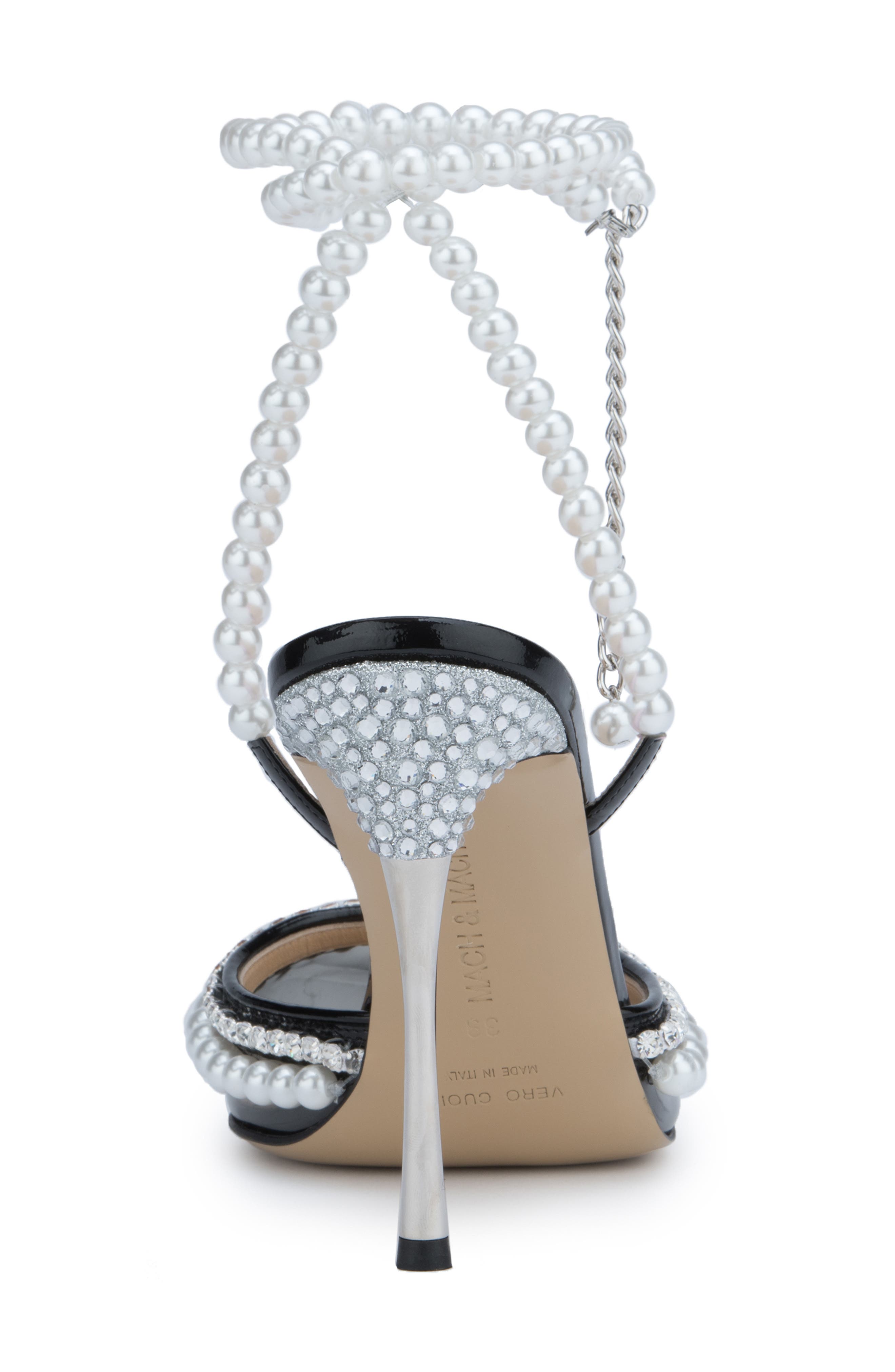 マチ＆マチ レディース パンプス シューズ Diamond of Elizabeth Imitation Pearl Pointed Toe Pump 