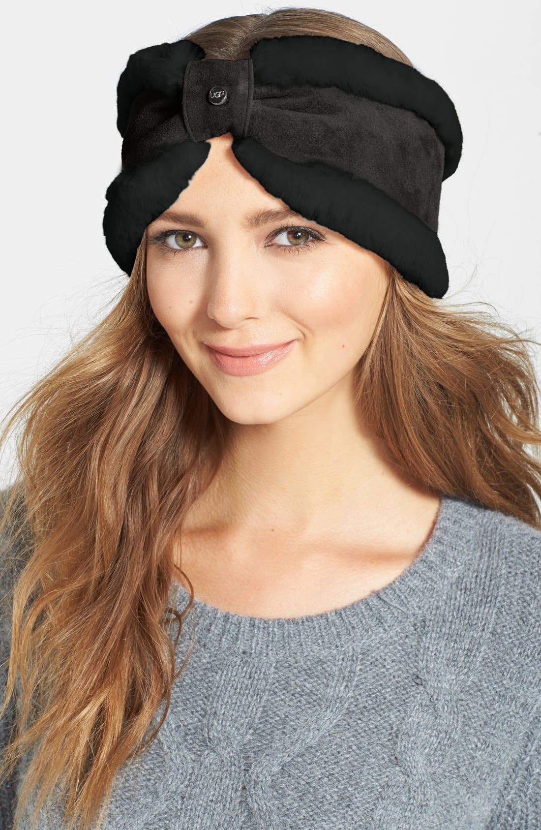 UGG® Australia Genuine Shearling Headband Nordstrom