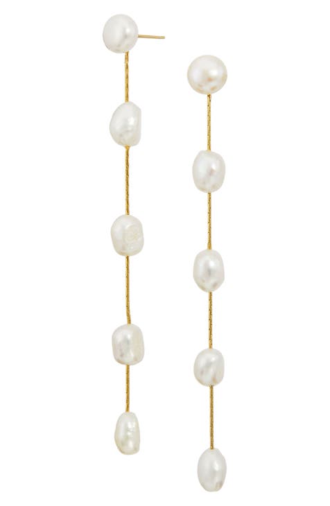 Pearl Drop & Linear Earrings for Women | Nordstrom Rack