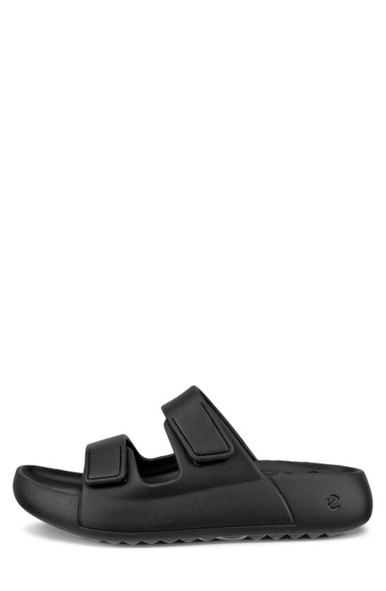 Shop Ecco Cozmo E Water Resistant Slide Sandal In Black