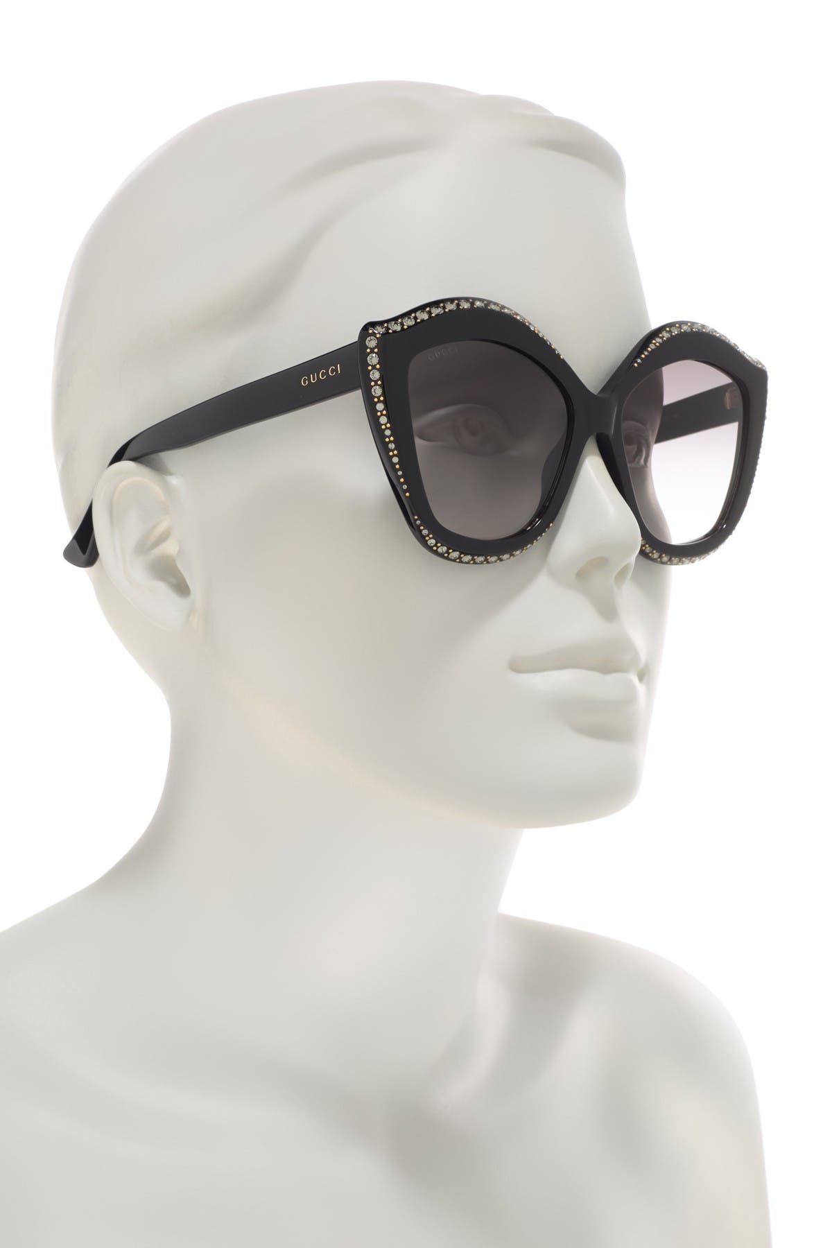 GUCCI | 53mm Crystal Cat Eye Sunglasses 