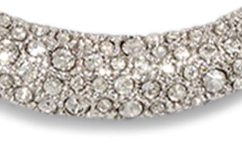 ALEXIS BITTAR ALEXIS BITTAR SOLANALES CRYSTAL CRESCENT BAR PENDANT NECKLACE