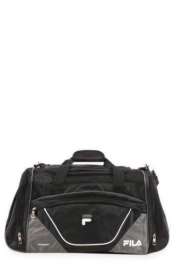 Fila Acer 25-inch Duffle Bag In Black/grey