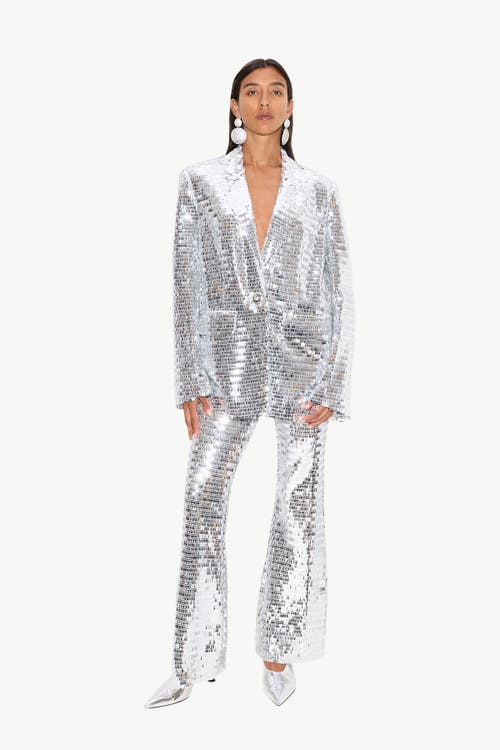 Shop Simonmiller Sequin Robo Pant In Satellite Silver