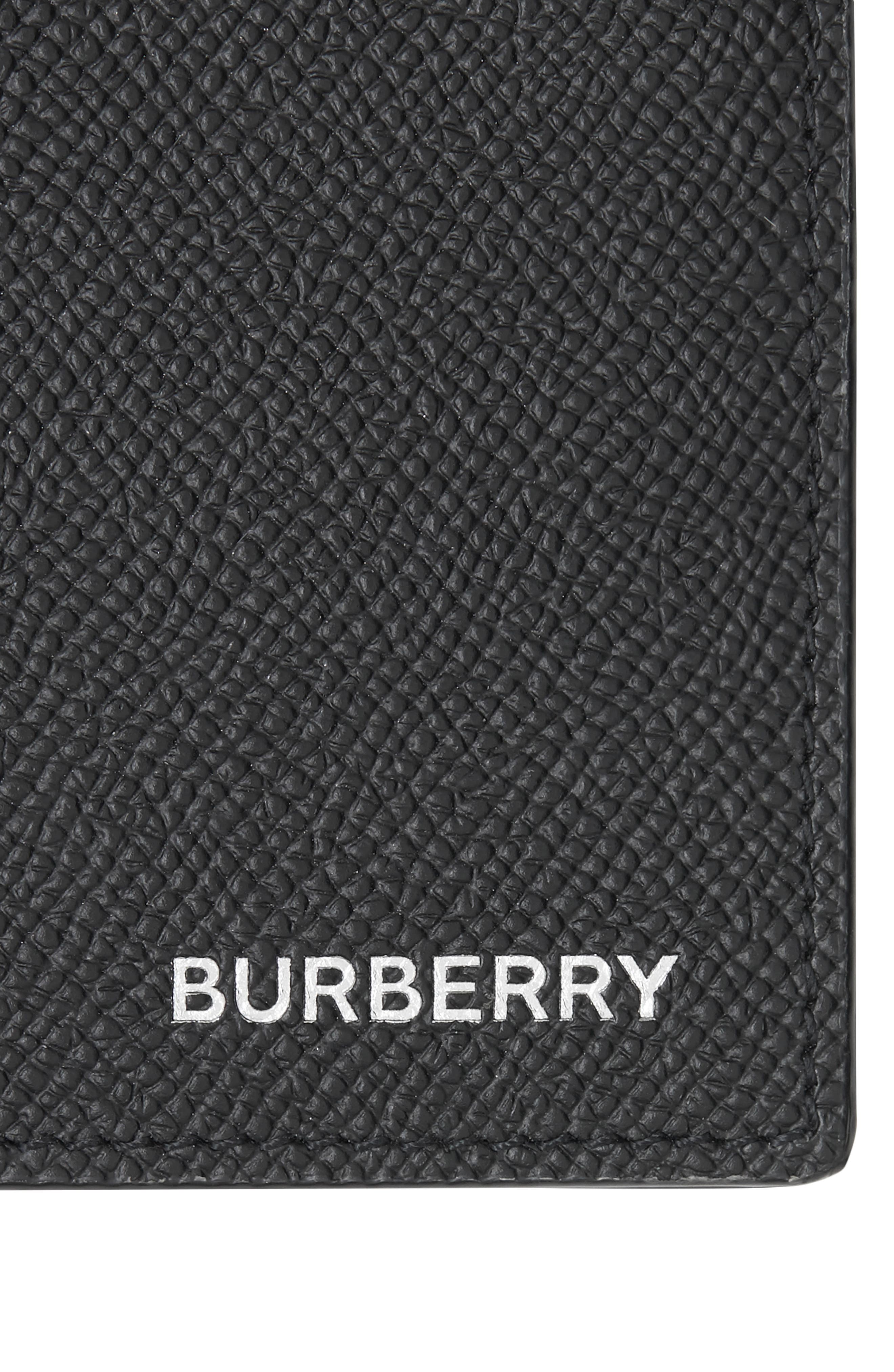 burberry leather bifold wallet