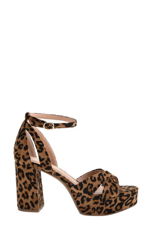 Chinese Laundry Tammy Ankle Strap Platform Sandal In Camel