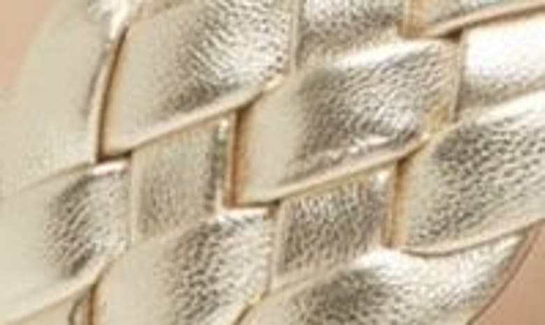Shop Frankie4 Malone Weave Slide Sandal In Gold Weave