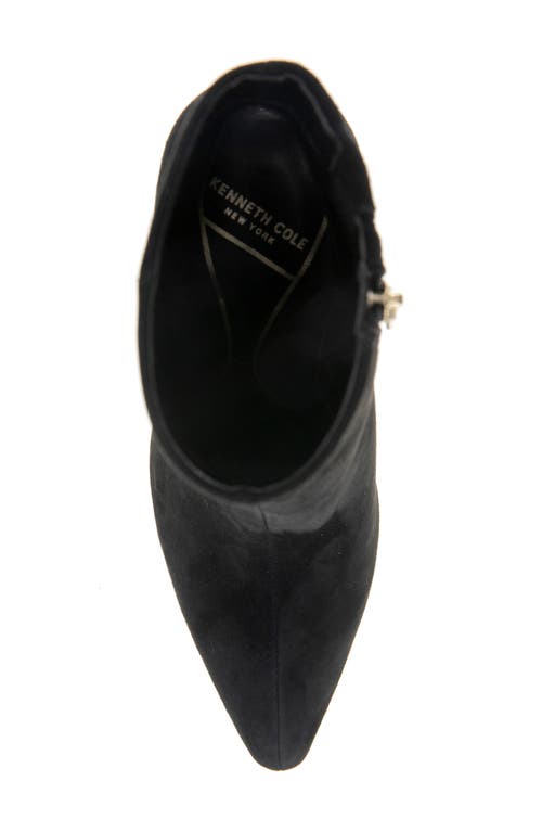 Kenneth Cole Quincy Bootie In Black Suede