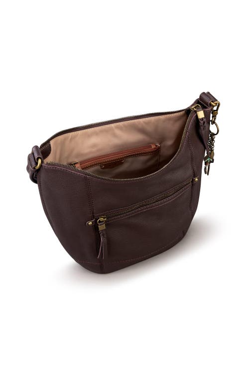 The Sak Women's Sequoia Leather Hobo In Mahogany