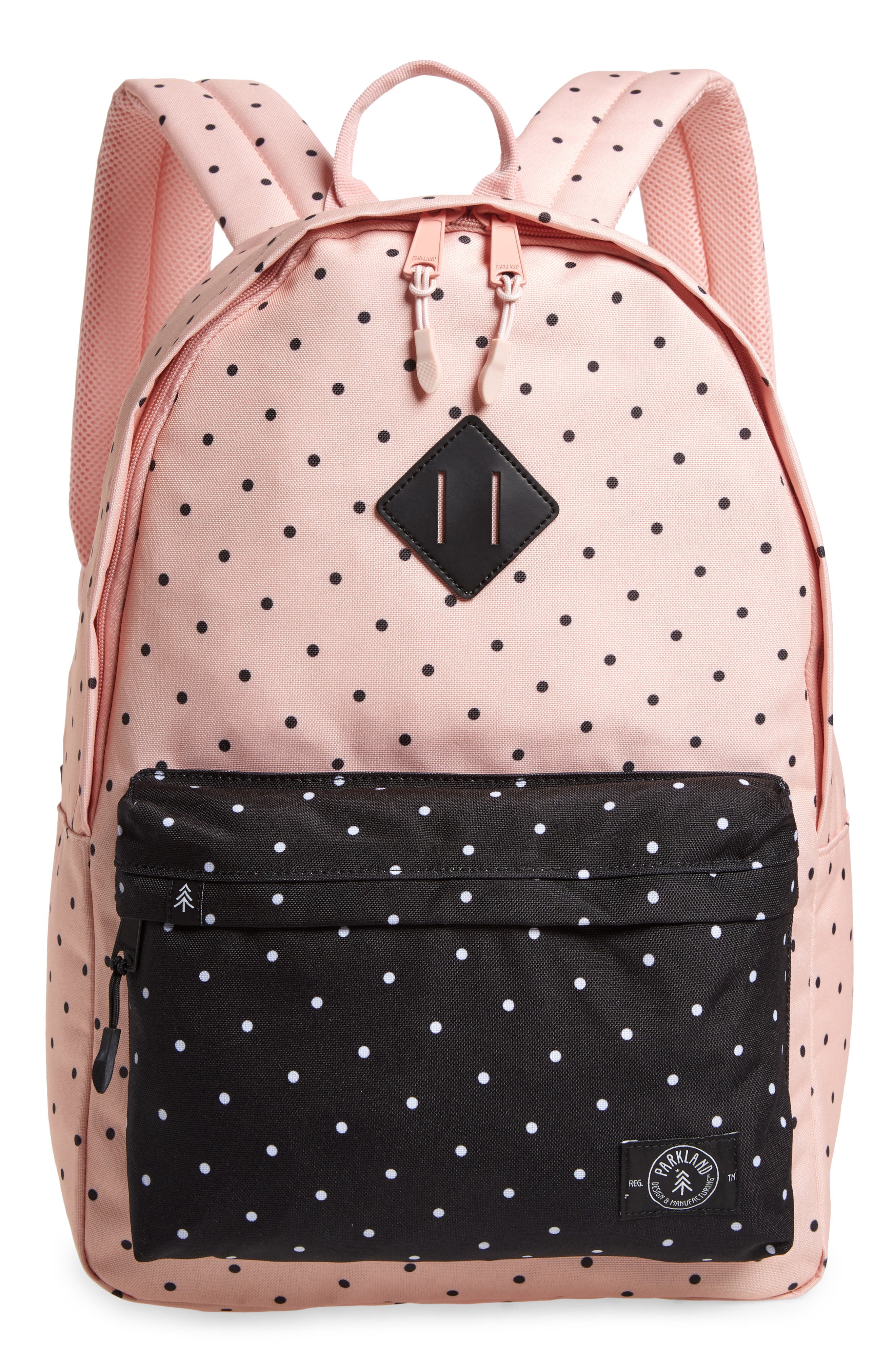 polka dot backpack