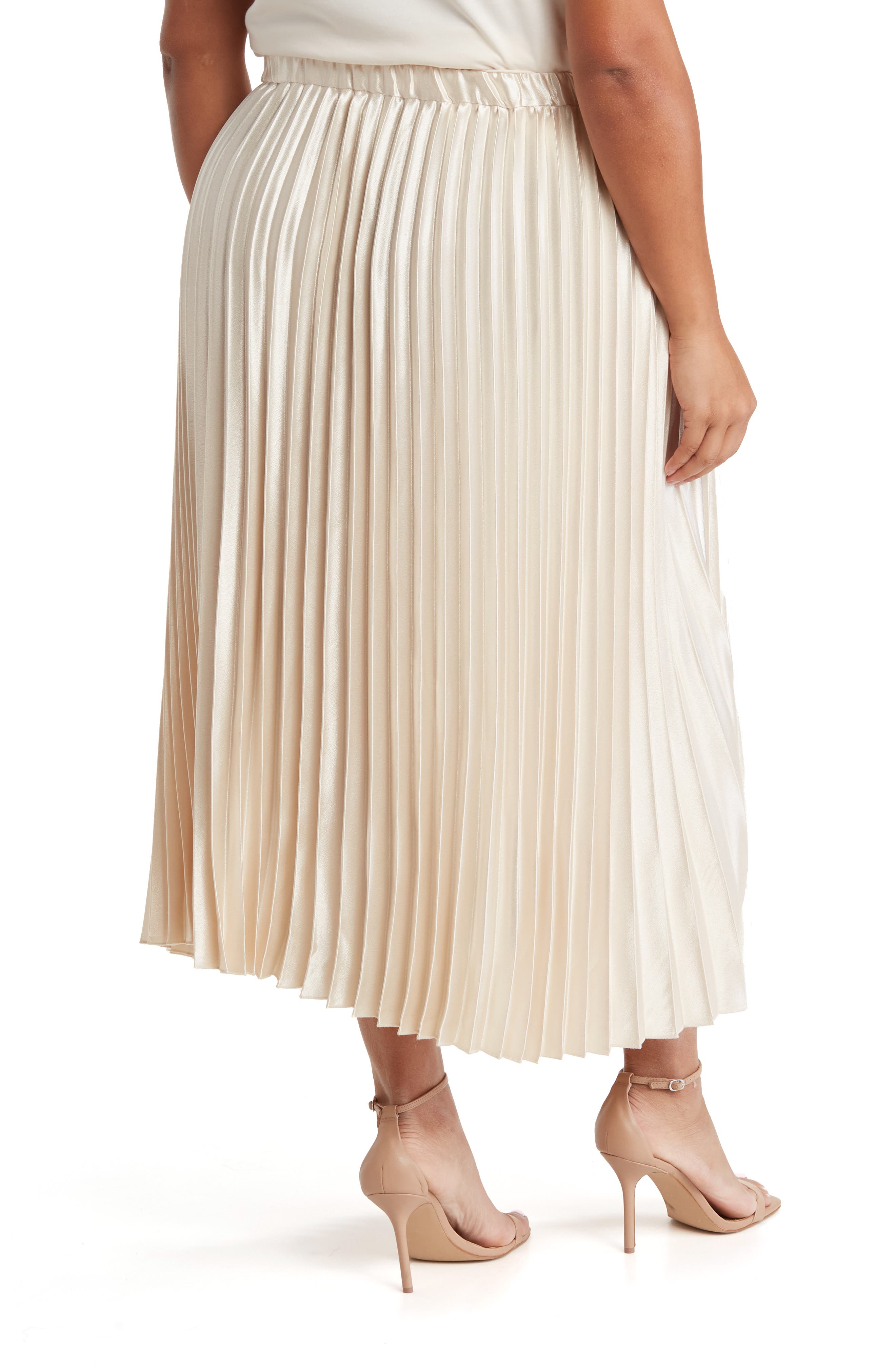 anne klein pleated maxi skirt