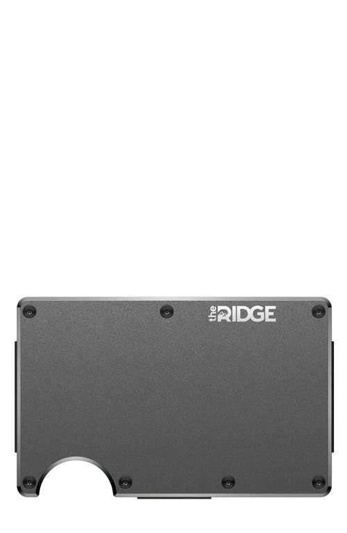 Shop The Ridge Metal Aluminum Rfid Cash Strap In Gunmetal/aluminum