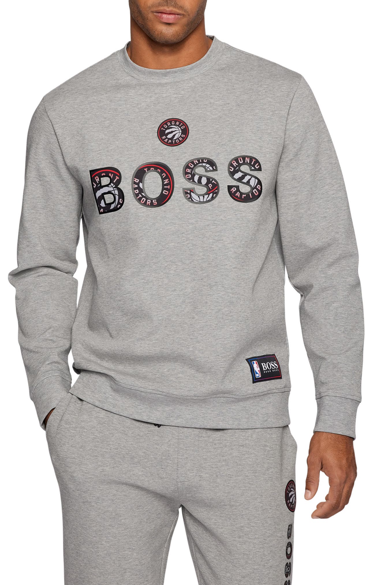 hugo boss raptors hoodie