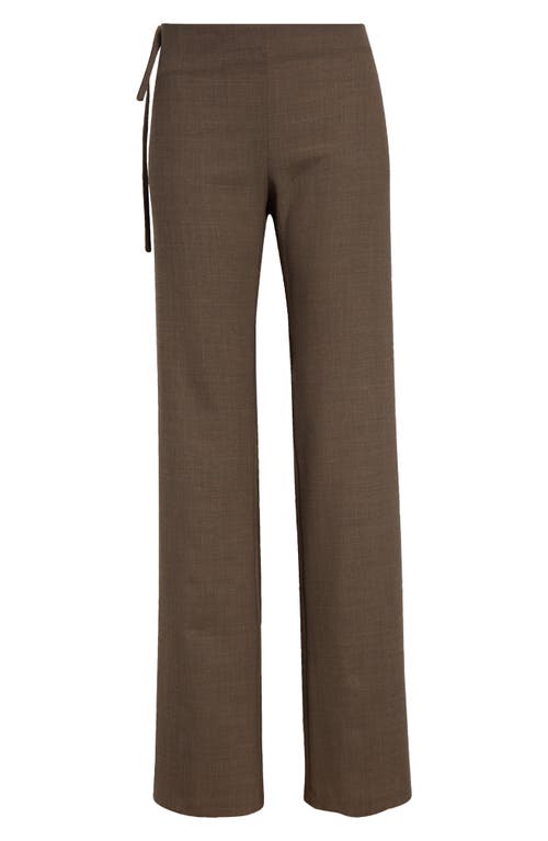 Paloma Wool Side Tie Trousers In Brown