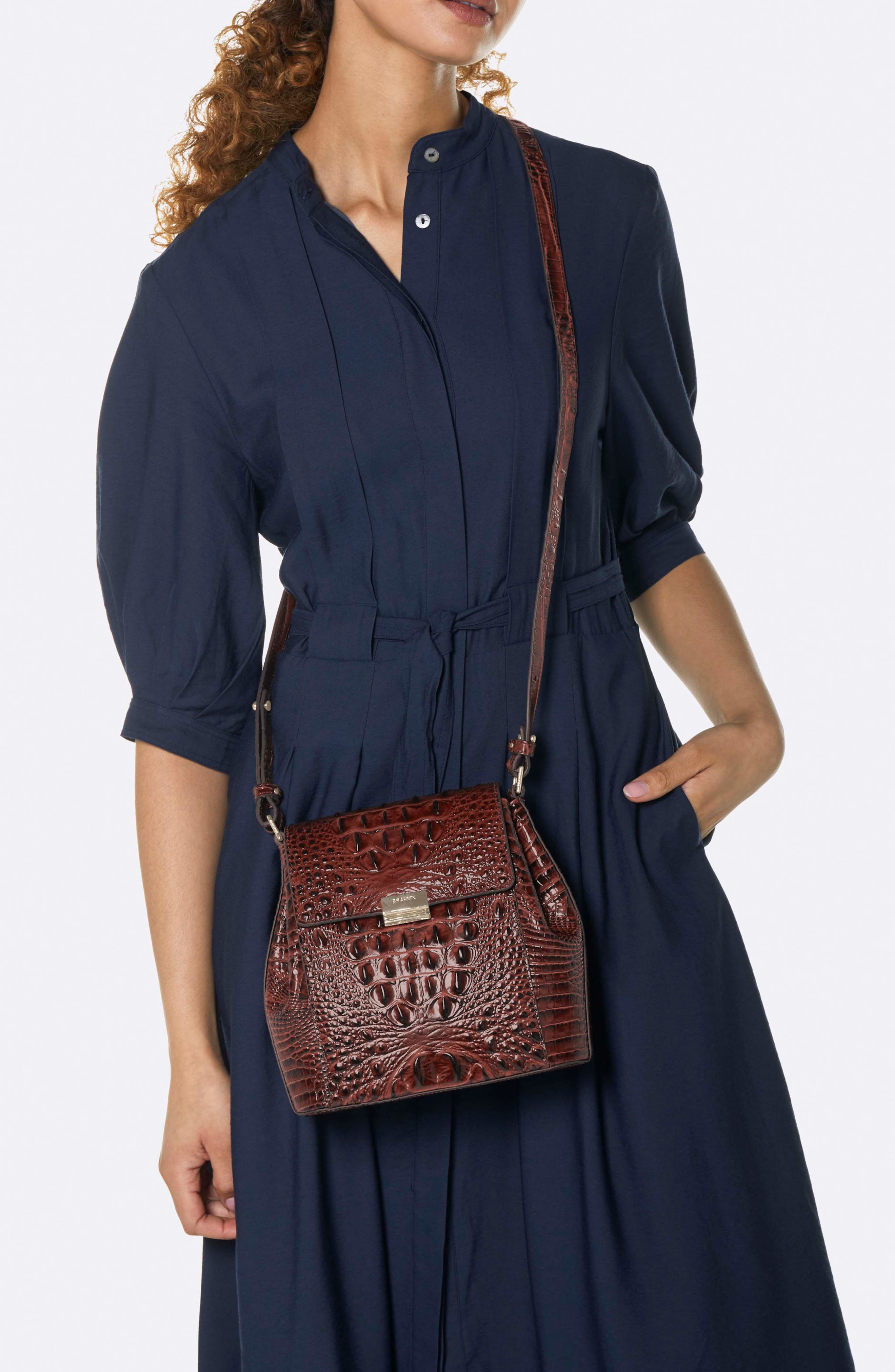 Brahmin Margo Croc Embossed Leather Crossbody Bag Nordstrom