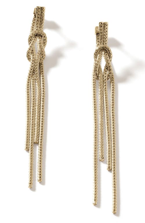 John Hardy Love Knot Drop Earrings in Gold at Nordstrom