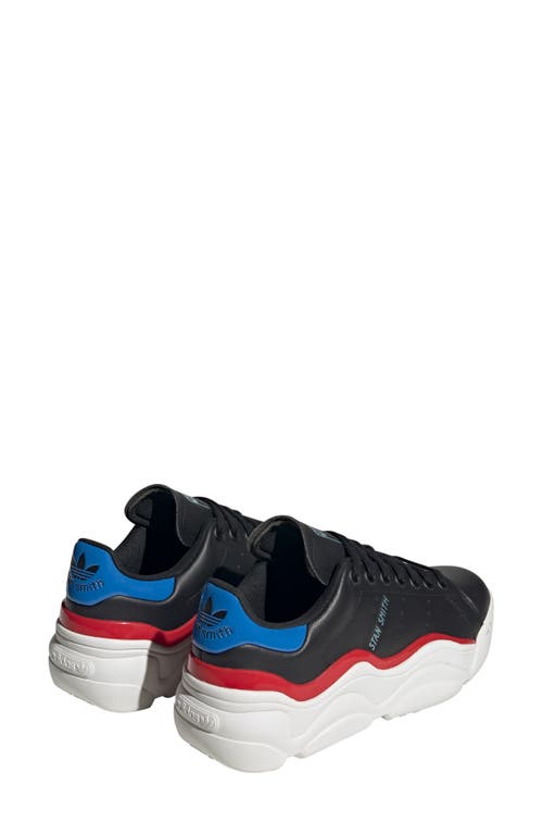 Shop Adidas Originals Adidas Stan Smith Millencon Sneaker In Black/royal/scarlet