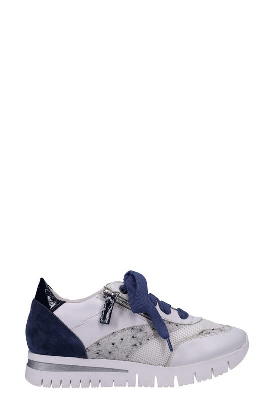 Shop Ron White Zola Weatherproof Wedge Sneaker In Dark Jeans