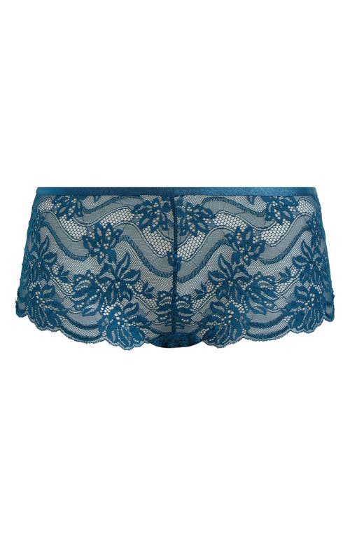 Shop Free People Last Dance Lace Briefs In Legion Blue