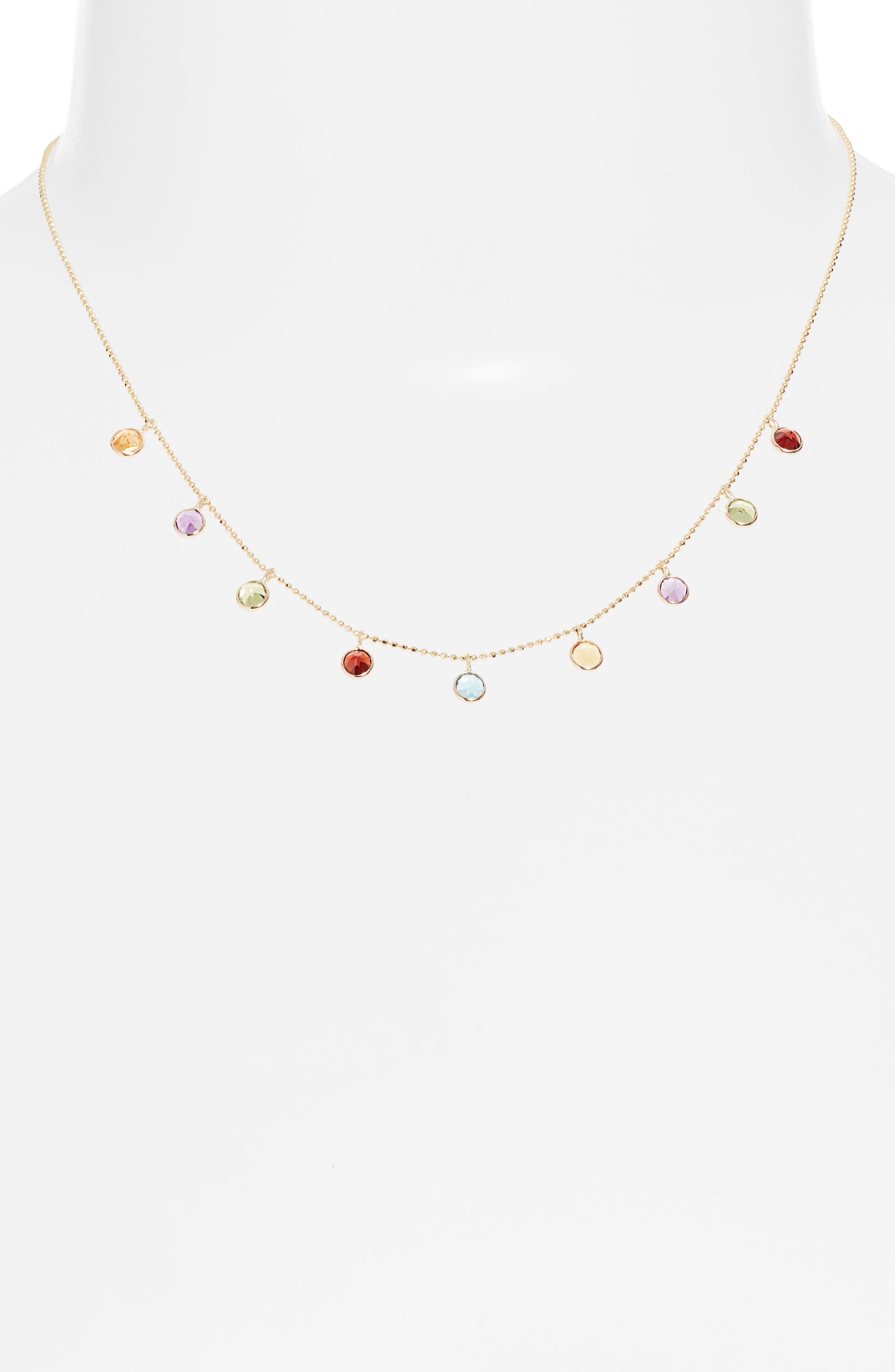 nordstrom rainbow necklace