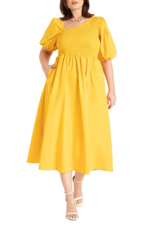 forene motto Virkelig Yellow Plus Size Dresses for Women | Nordstrom