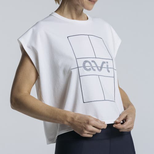 Avi Pickleball Top In White Lotus