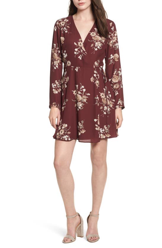 All In Favor All In Burgundy Floral