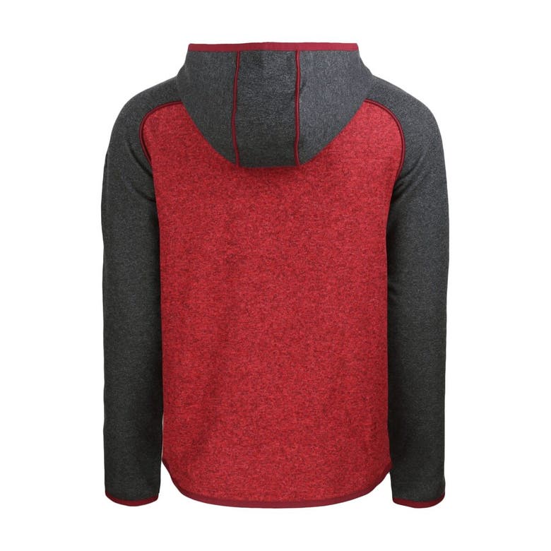 Shop Cutter & Buck Heather Red/heather Charcoal Chicago White Sox Stars & Stripes Mainsail Sweater-knit