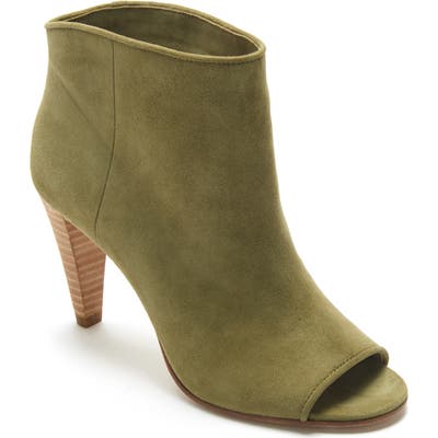 Etienne Aigner Simone Peep Toe Bootie, Green
