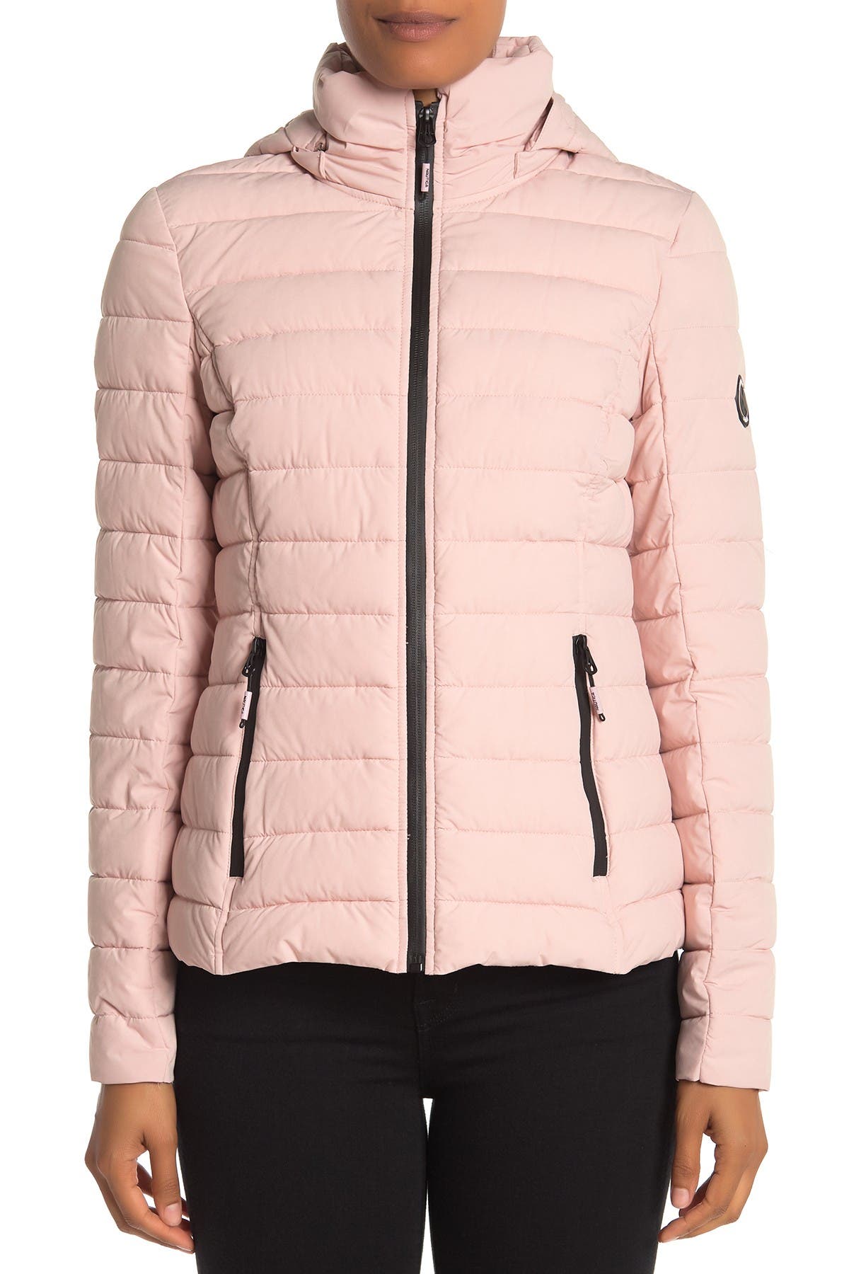 nautica stretch puffer water resistant jacket