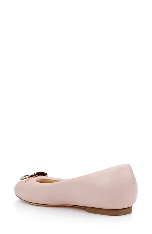 Shop Dee Ocleppo Prague Flat In Rose Leather