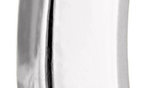 Maria Tash Vertex Single Hoop Earring In White Gold