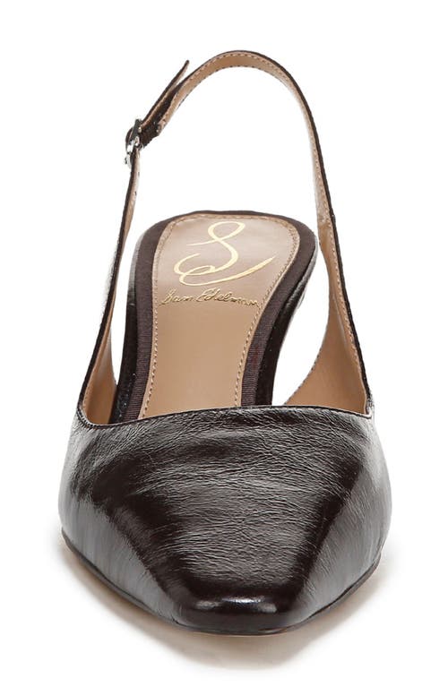 Shop Sam Edelman Bianka Slingback Pump In Eggplant