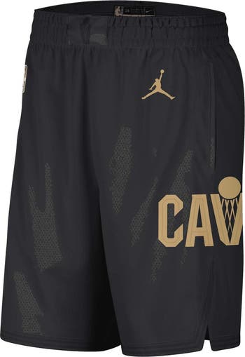 Men's Jordan Brand Black Cleveland Cavaliers 2022/2023 Statement Edition Swingman Performance Shorts