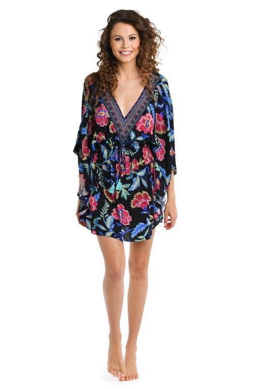 Shop La Blanca Midnight V-neck Cover-up Dress In Black