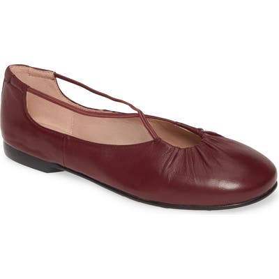 Taryn Rose Collection Alessandra Ballet Flat, Red
