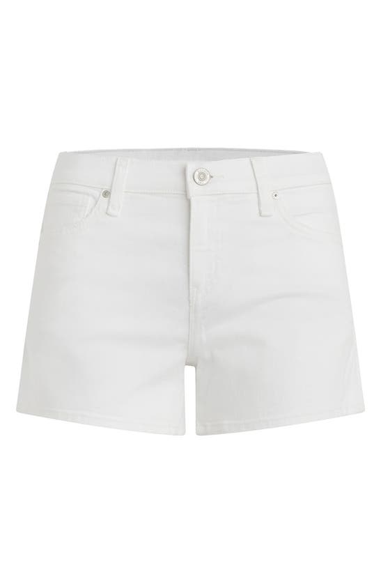 Hudson Jeans Gemma Mid-rise Clean White Short In White
