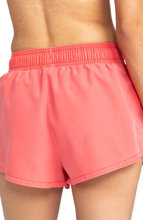 Shop Roxy No Bad Waves Board Shorts In Hibiscus