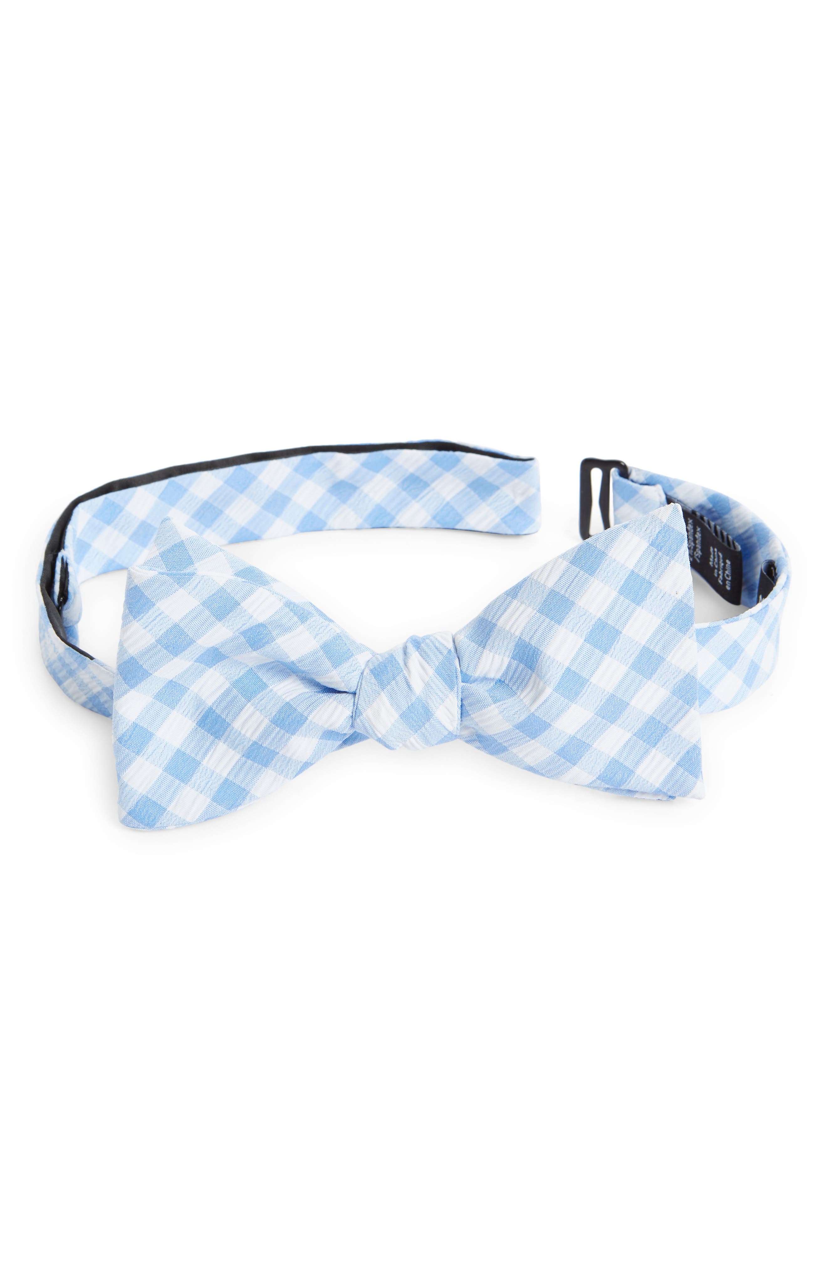 Bow Tie Silk Blouse in Blanc at Nordstrom Nordstrom Men Accessories Ties Bow Ties 