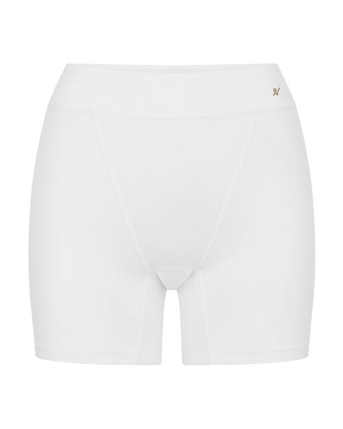 Nudea The Organic Cotton Boyfriend Boxer In Cotton White