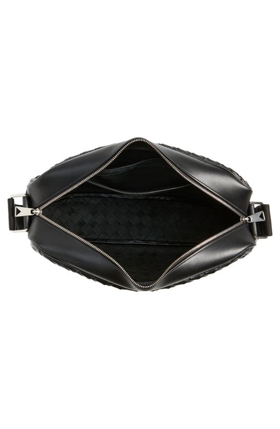 BOTTEGA VENETA LARGE CLASSIC INTRECCIATO LEATHER CAMERA BAG