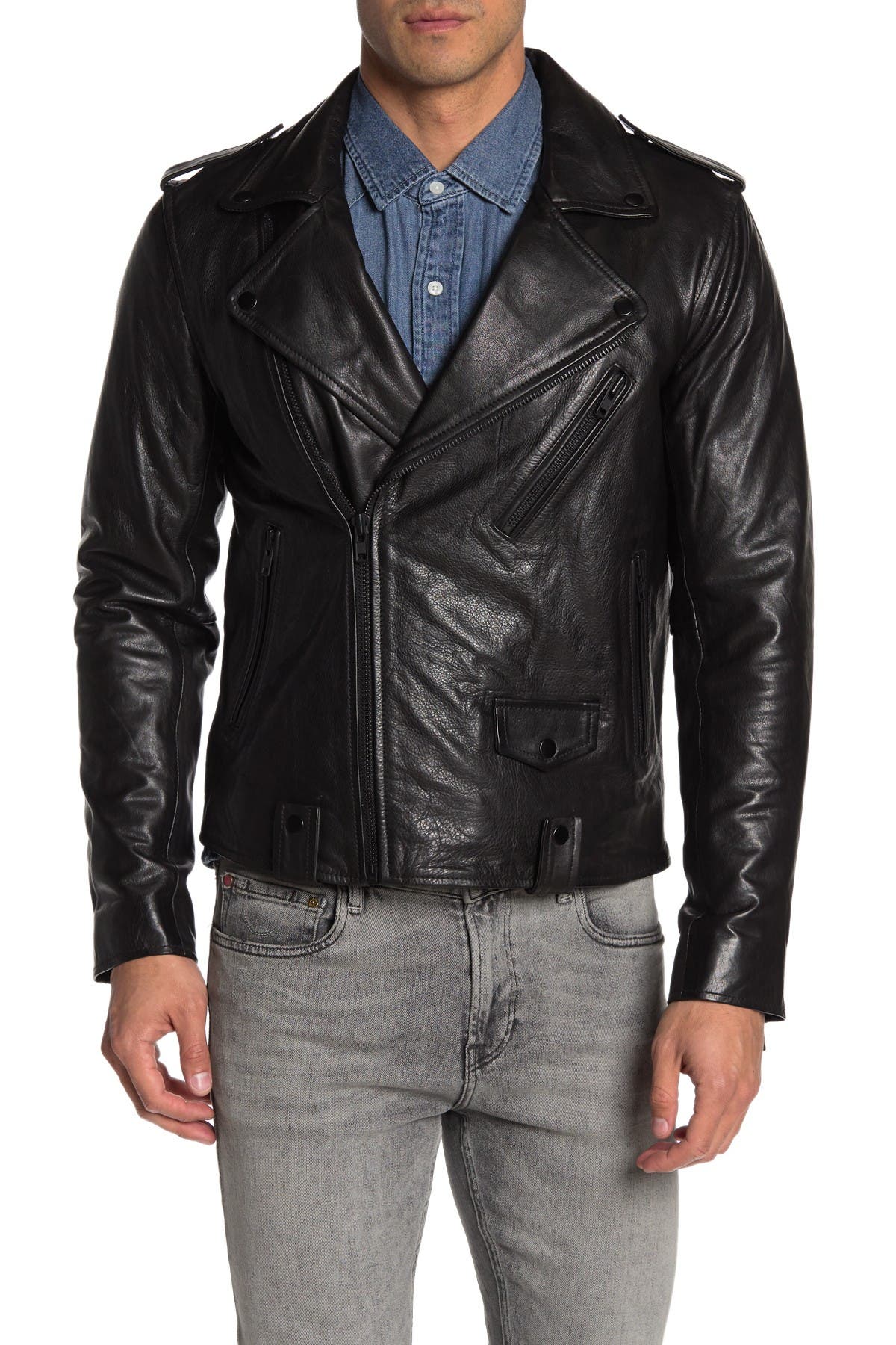 joe's jeans leather jacket